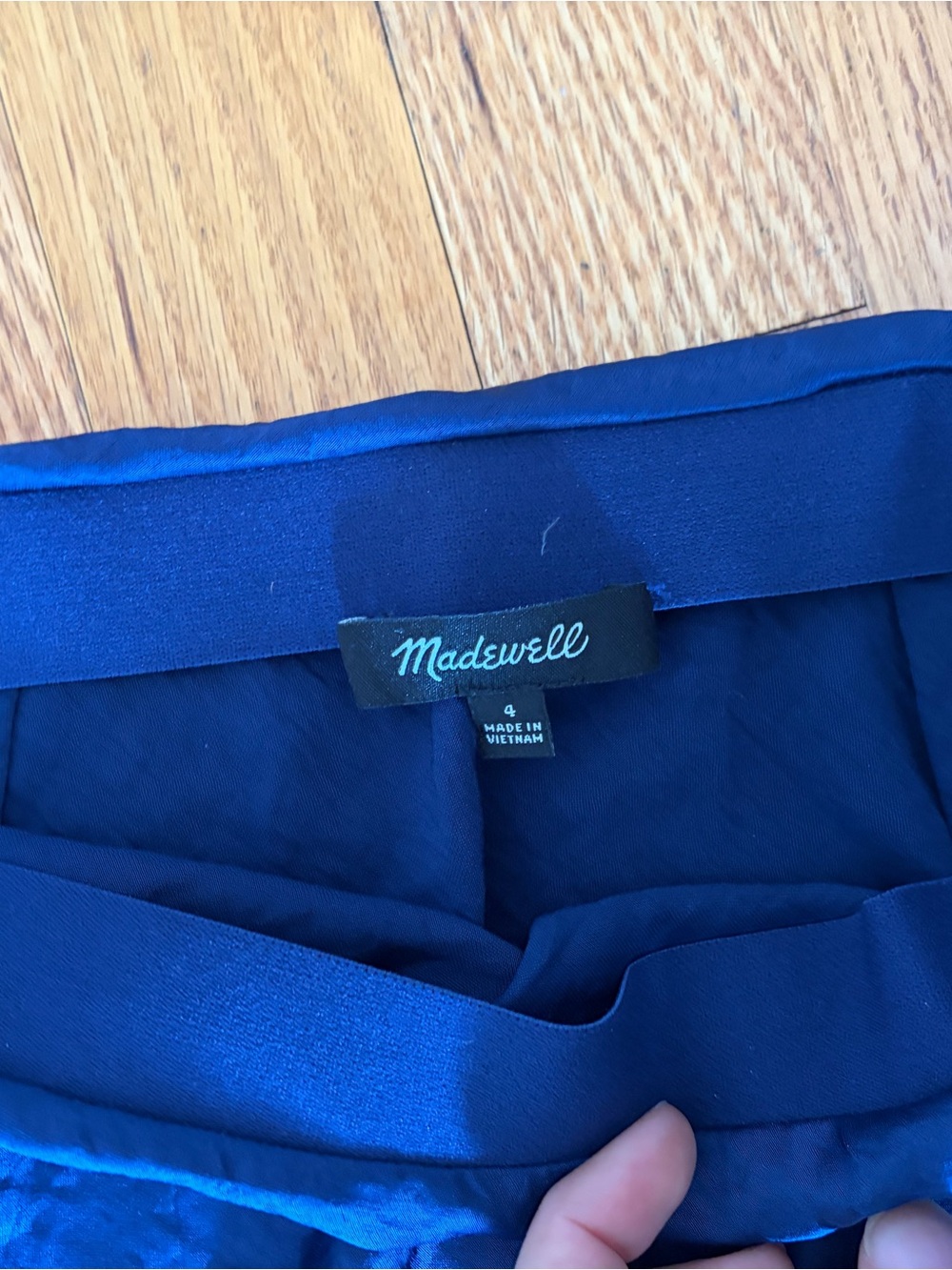 Madewell cobalt blue skirt - Picture 2 of 2